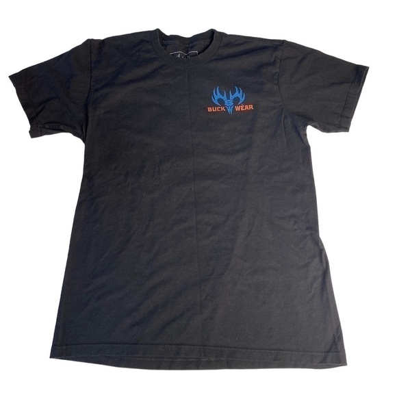 BUCK WEAR DON’T TREAD ON MY RIGHTS MENS GRAPHIC TEE SIZE MEDIUM - Picture 3 of 3